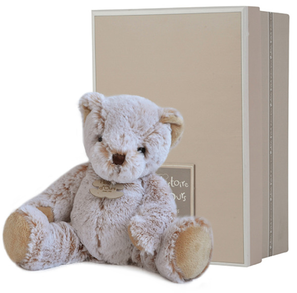 Histoire d Ours Peluche Ours Beige Zanimoos 25 cm